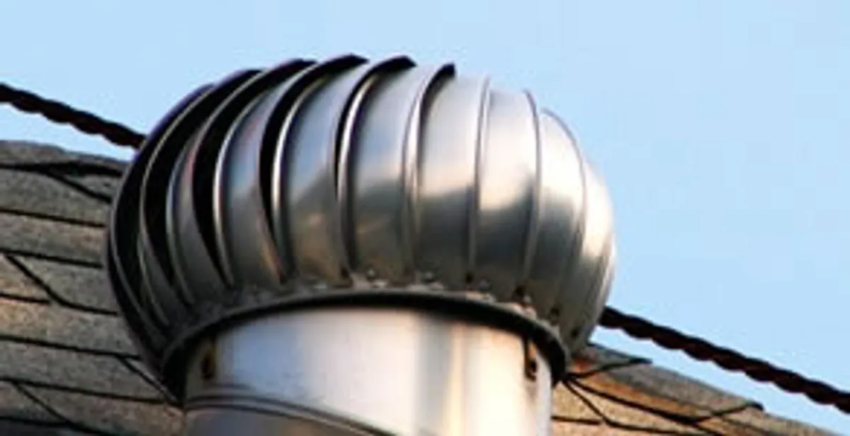 attic fan installation services with professionally installed roof ventilation unit in Stockton, CA