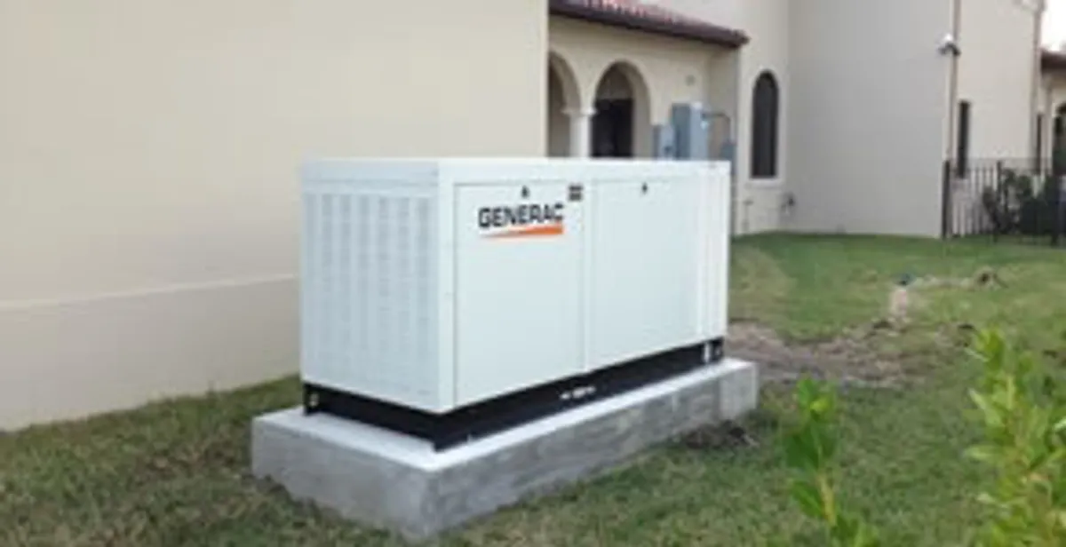 generator installation service showing standby generator professionally installed for residential power backup in Stockton, CA