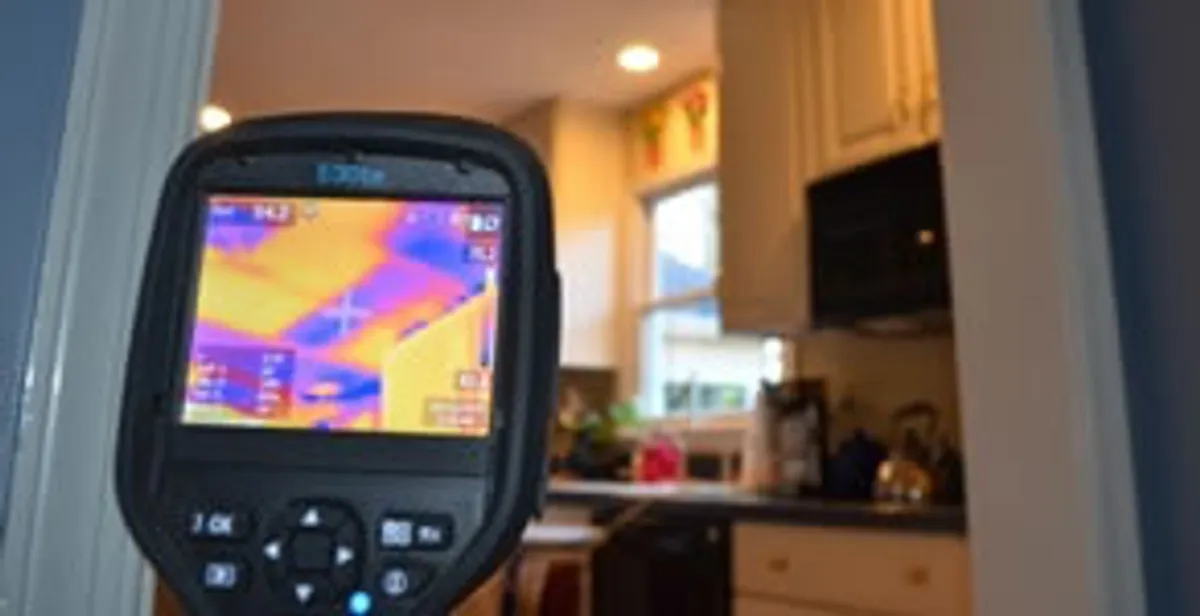 home energy audit service using thermal imaging to evaluate electrical efficiency inside a home in Stockton, CA