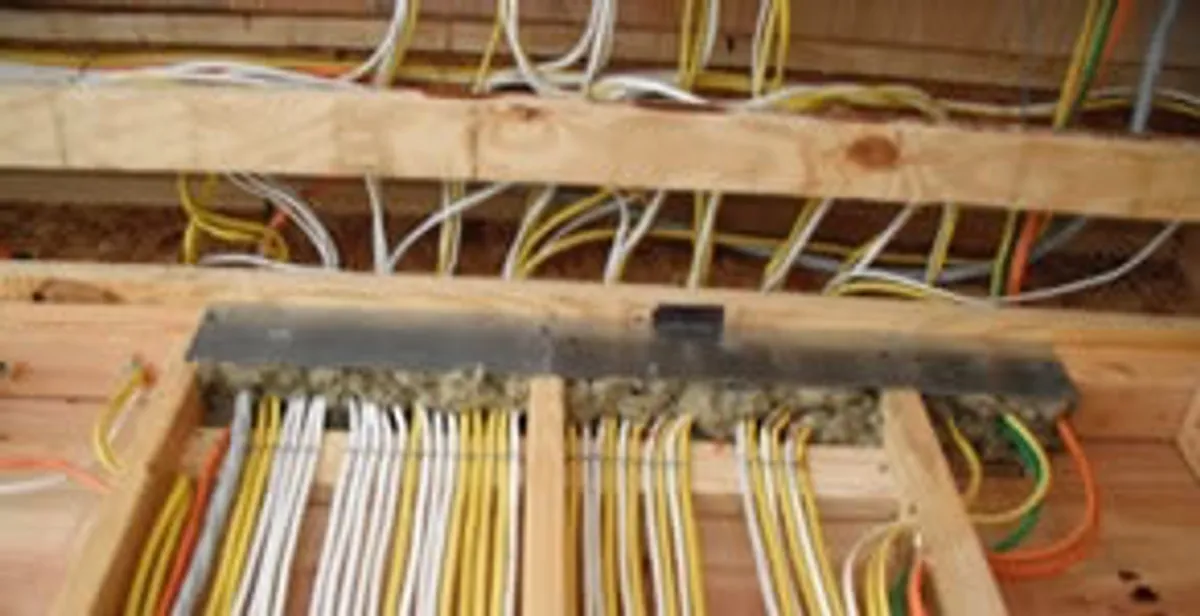 new construction wiring services with organized electrical rough-in performed by licensed electricians in Stockton, CA