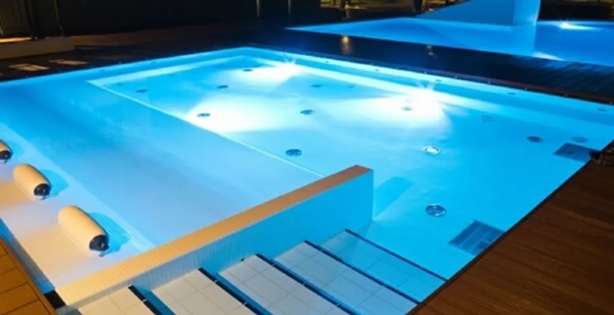 pool light installation and repair services providing modern illuminated pool lighting in Stockton, CA